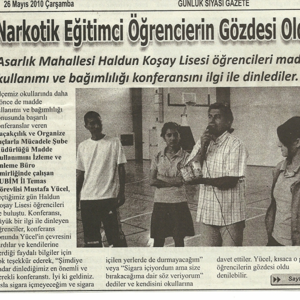 Narkotik Eğitimci Öğrencilerin Gözdesi Oldu