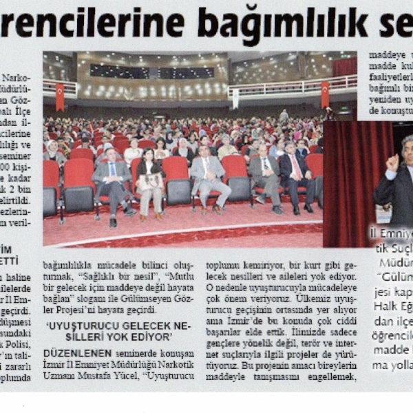 Öğrencilere Bağımlılık Semineri