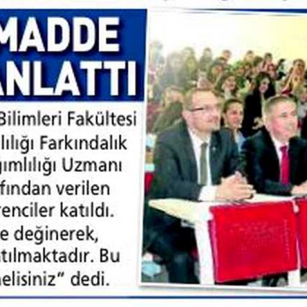 Öğrencilere Madde Bağımlılığını Anlattı