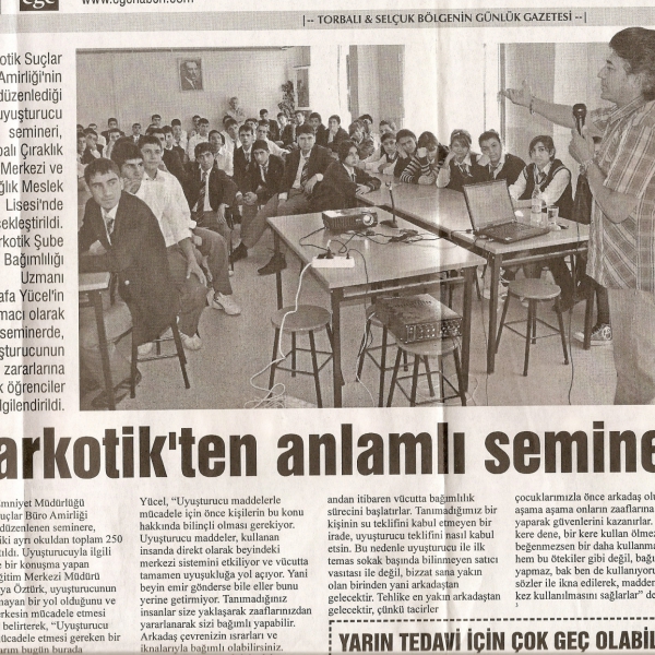 Narkotikten Anlamlı Seminer